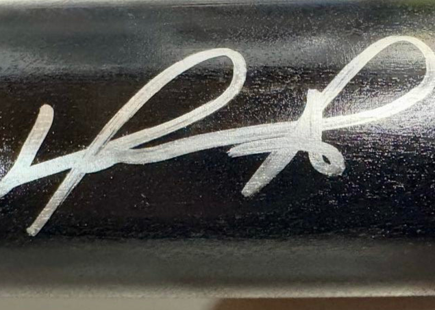 David Ortiz Autographed Louisville Slugger Baseball Bat w/JSA and David Ortiz COA